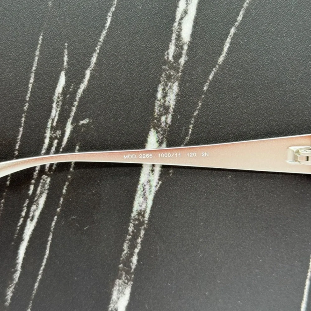 NEW VE2265 100011 VERSACE MOD 2265 1000/11 SILVER VE2265 1000/11 SUNGLASSES